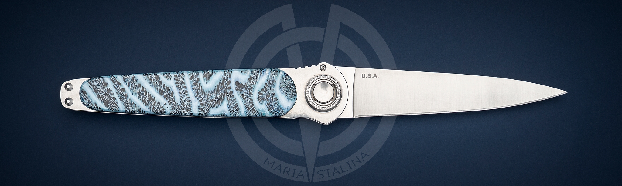 Lone Wolf Knives нож Defender Brain Coral_1 Lone Wolf Knives нож Defender Brain Coral_1