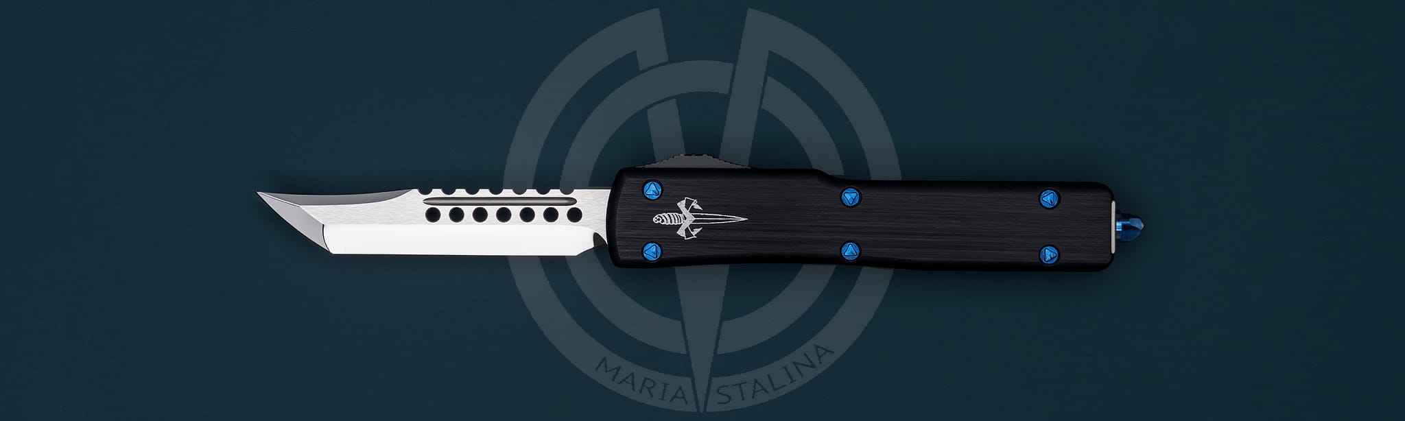 <p>This item is not a cold steel weapon.</p> Marfione Custom Knives UTX-70 Hellhound Tanto