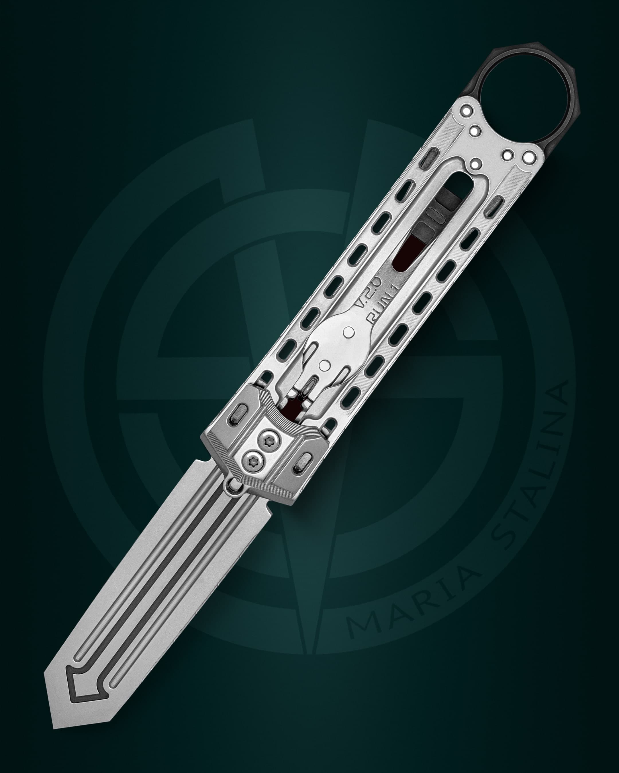 The knife Cyrax Run 1 V.2.0 3/8 SiL Manufactory The knife Cyrax Run 1 V.2.0 3/8 SiL Manufactory