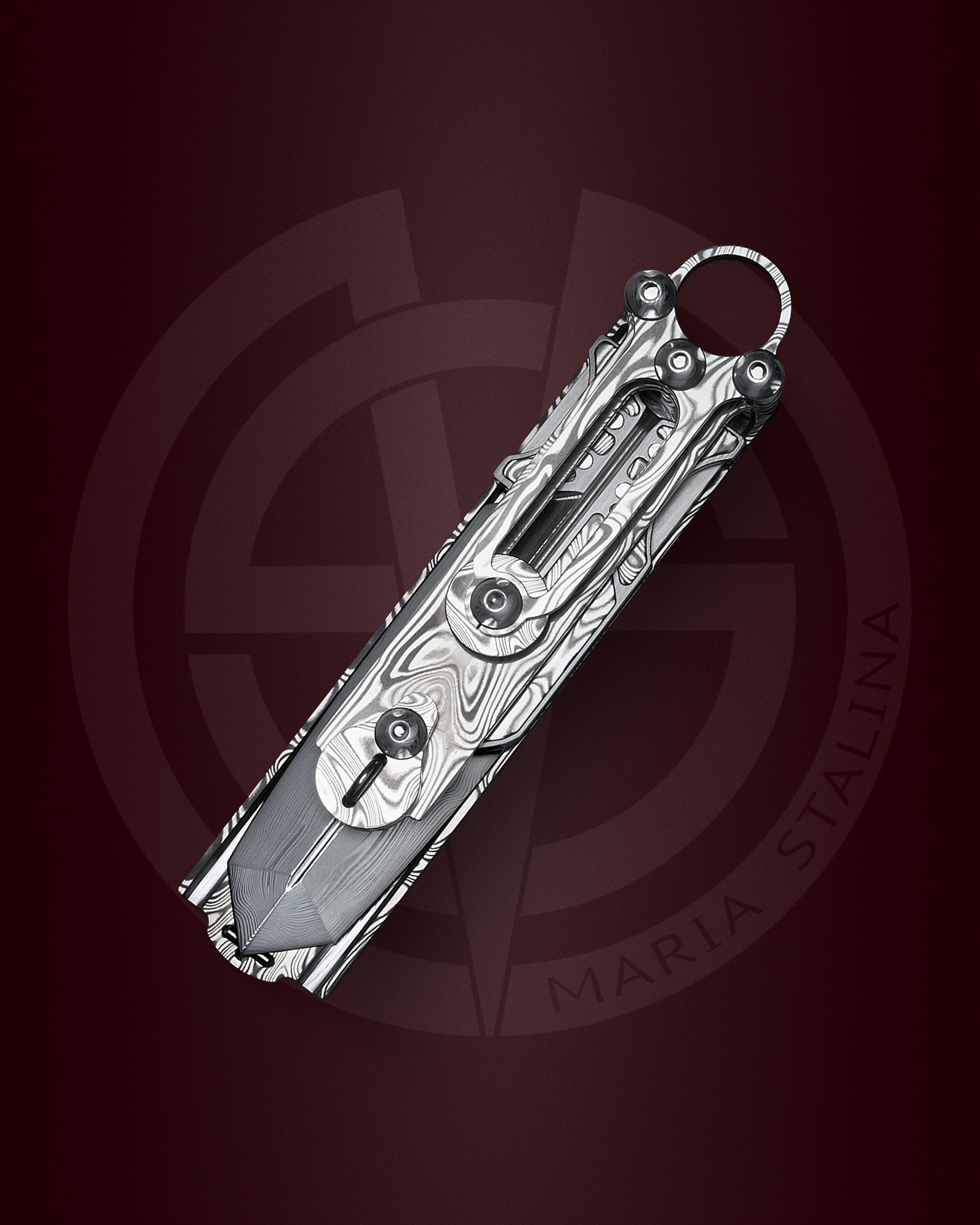 Нож Сайрекс Гладио Дамаск Мануфактура СиЛ_5 Нож Сайрекс Гладио Дамаск Мануфактура СиЛ_5