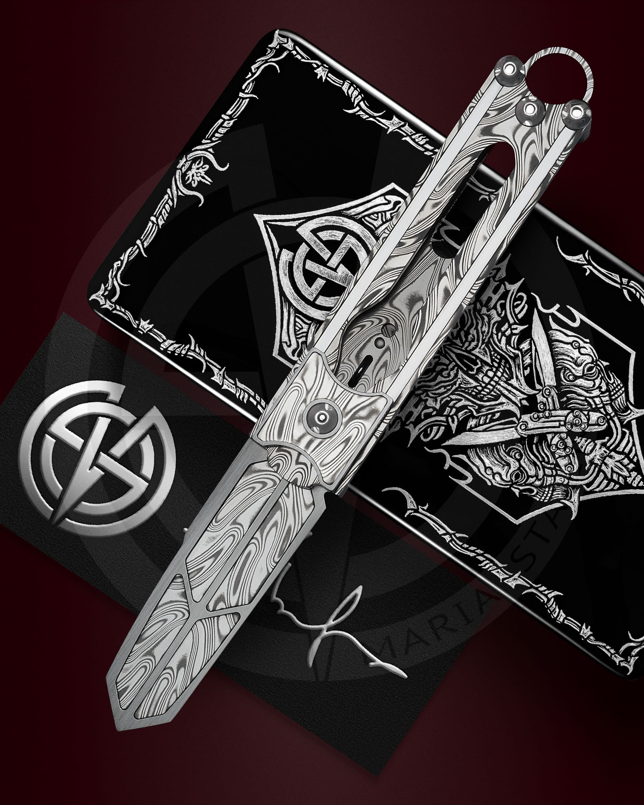 Нож Сайрекс Гладио Дамаск Мануфактура СиЛ_6 Нож Сайрекс Гладио Дамаск Мануфактура СиЛ_6