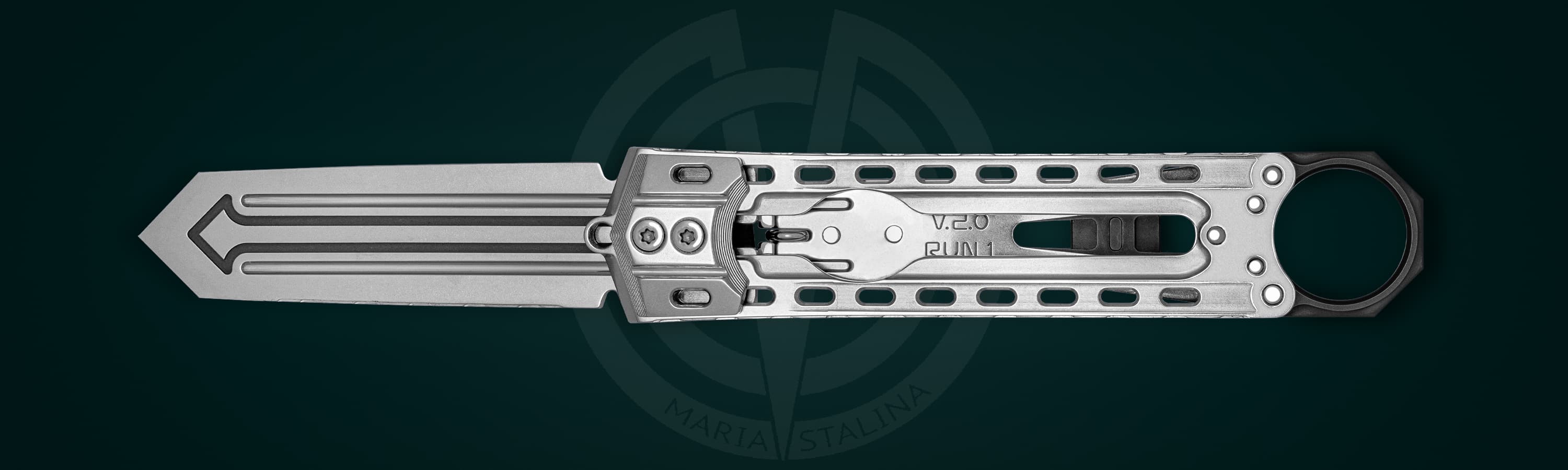 The knife Cyrax Run 1 V.2.0 3/8 SiL Manufactory The knife Cyrax Run 1 V.2.0 3/8 SiL Manufactory