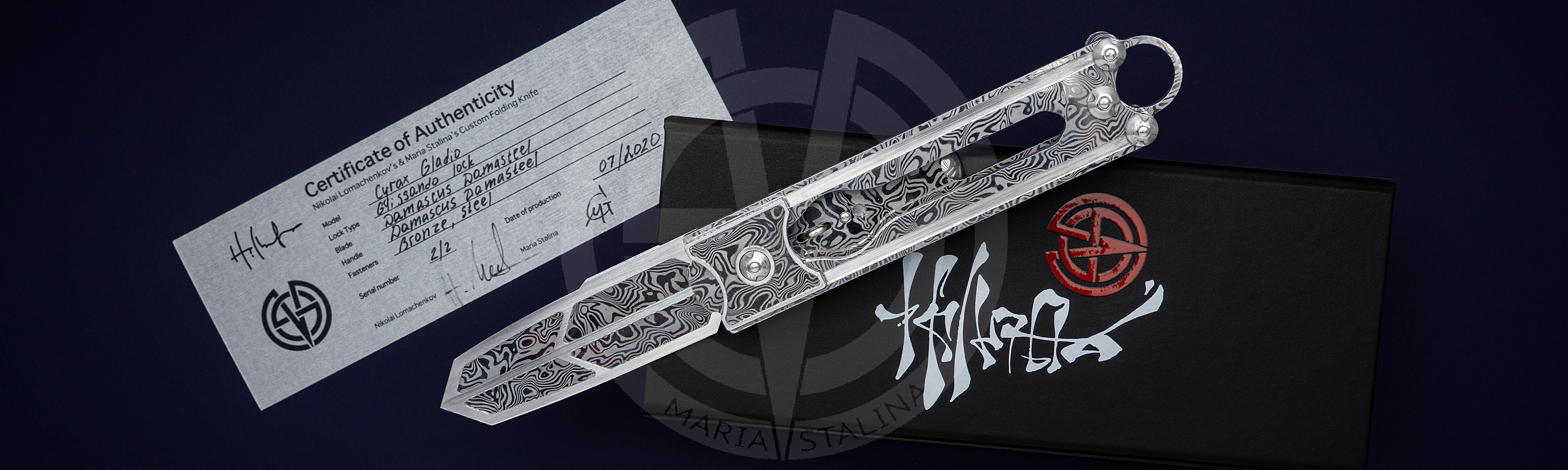 Нож Сайрекс Gladio Damascus 2/2 Мануфактура СиЛ_6 Нож Сайрекс Gladio Damascus 2/2 Мануфактура СиЛ_6