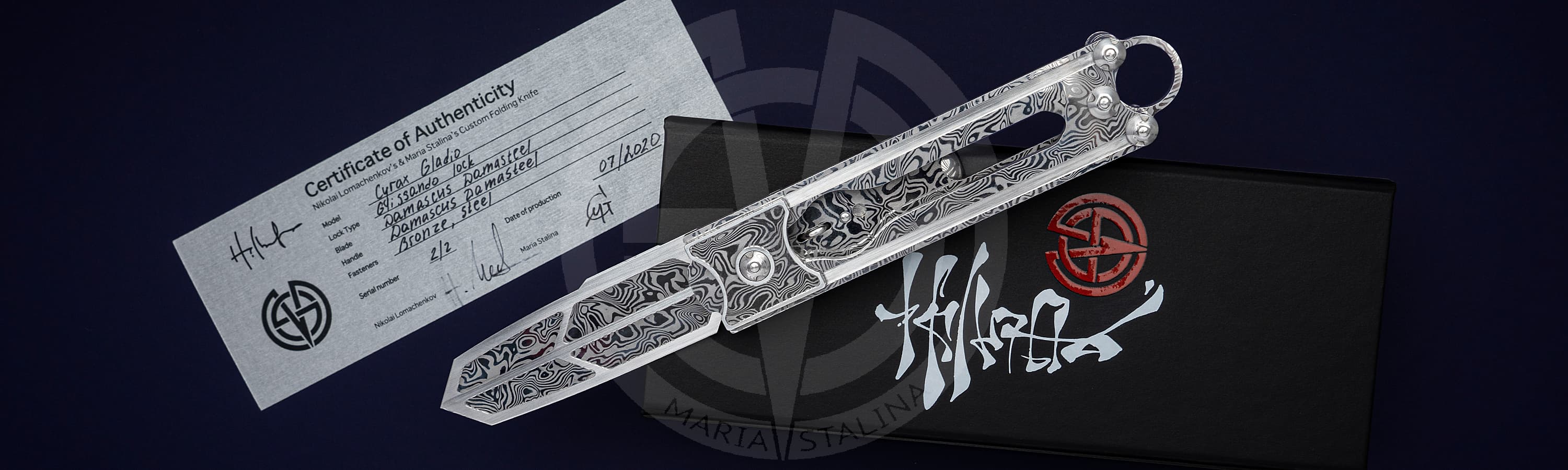 Нож Сайрекс Gladio Damascus 2/2 Мануфактура СиЛ_6 Нож Сайрекс Gladio Damascus 2/2 Мануфактура СиЛ_6