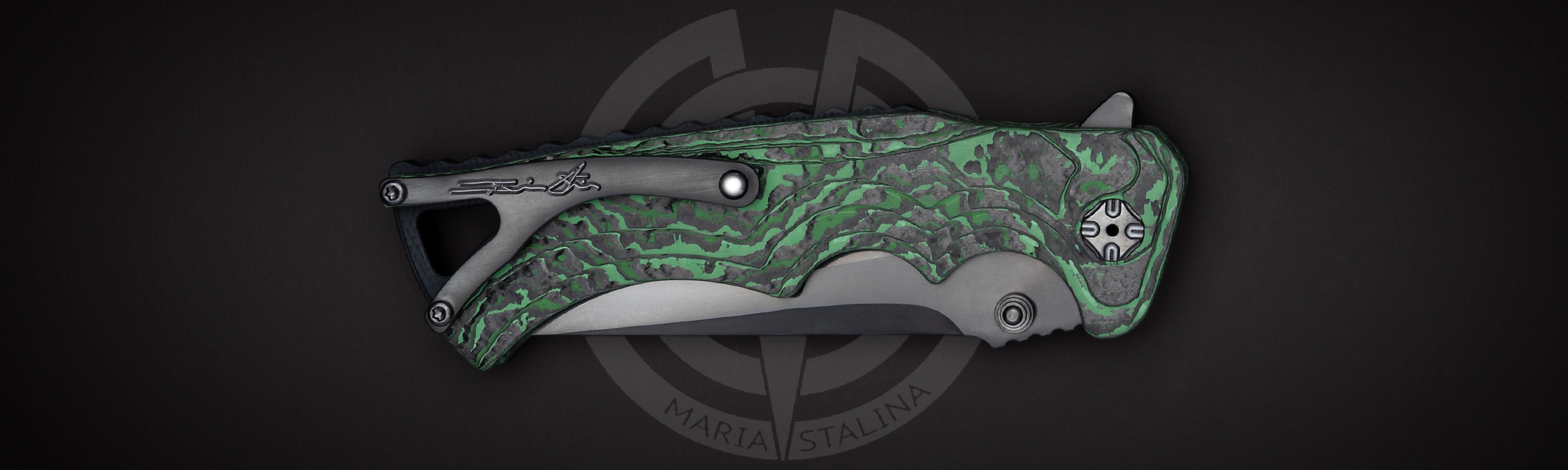 Brian Tighe Fighter San Mai Green_5 Brian Tighe Fighter San Mai Green_5