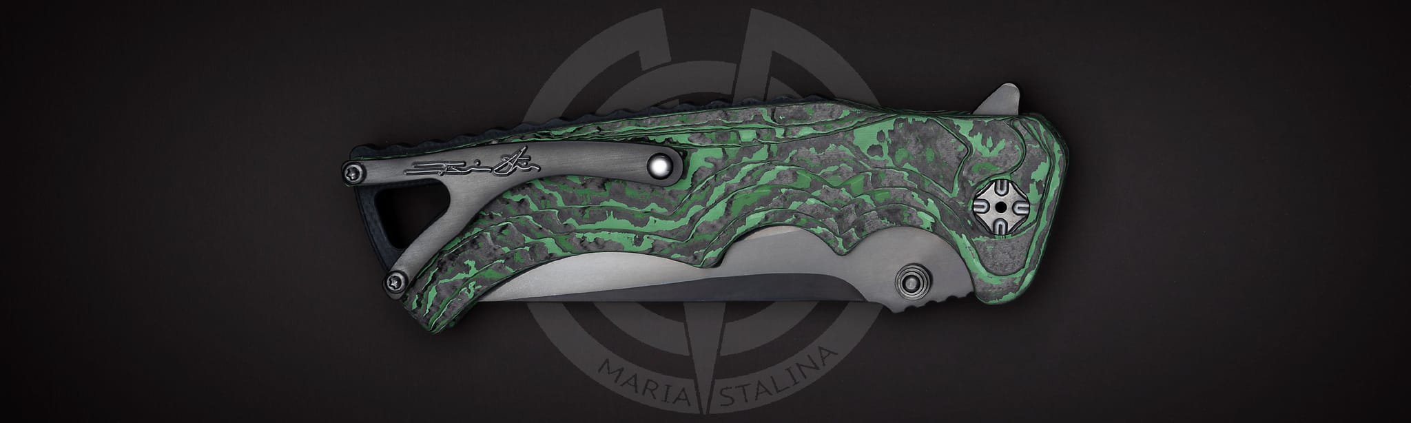 Brian Tighe Fighter San Mai Green_5 Brian Tighe Fighter San Mai Green_5