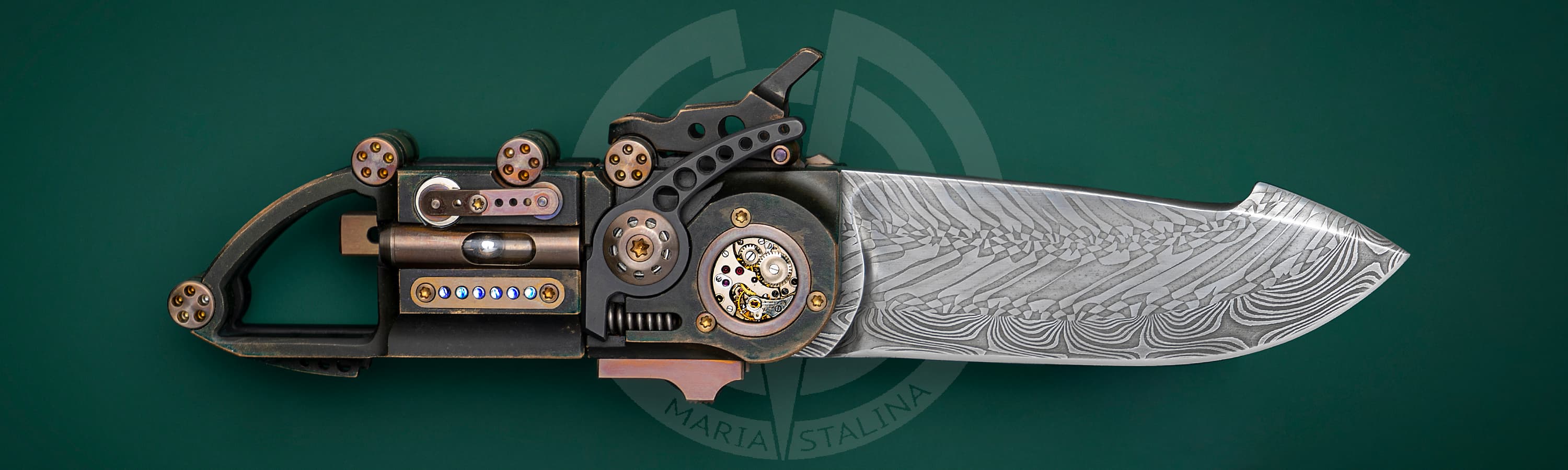 Stefan Steigerwald нож Steampunk Bronze-Electra_1 Stefan Steigerwald нож Steampunk Bronze-Electra_1