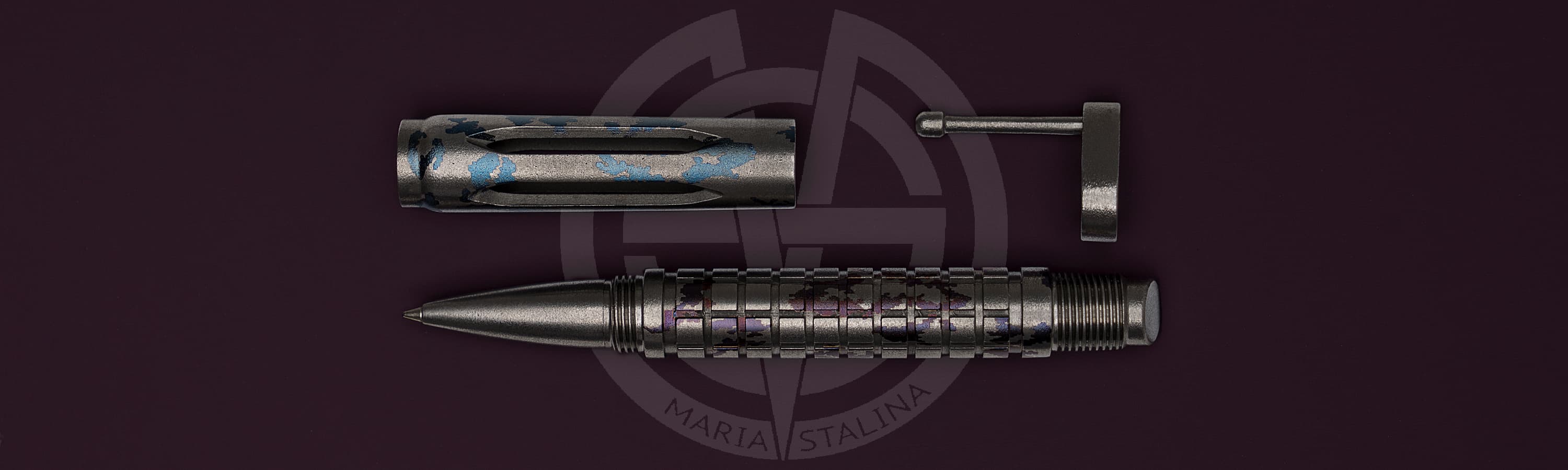 Легенда СВД синий тактическая ручка Streltsov P&A_3 Легенда СВД синий тактическая ручка Streltsov P&A_3