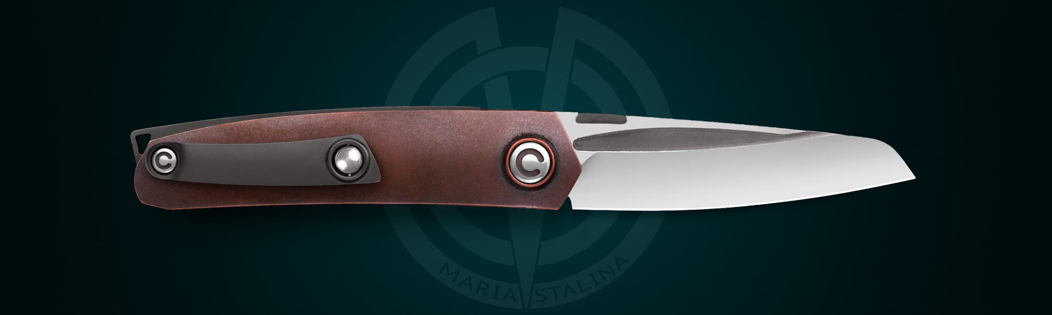 The knife Tachycardia Second Coming Copper sinature 1/2 by SiL Manufactory 1 The knife Tachycardia Second Coming Copper 1/2 SiL Manufactory 1