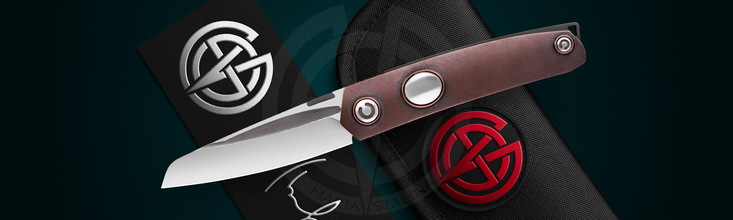 Нож Тахикардия Второе Пришествие Медная сигнатура 1/2 от Мануфактуры СиЛ 6 Нож Тахикардия Второе Пришествие Медная 1/2 Мануфактура СиЛ 6