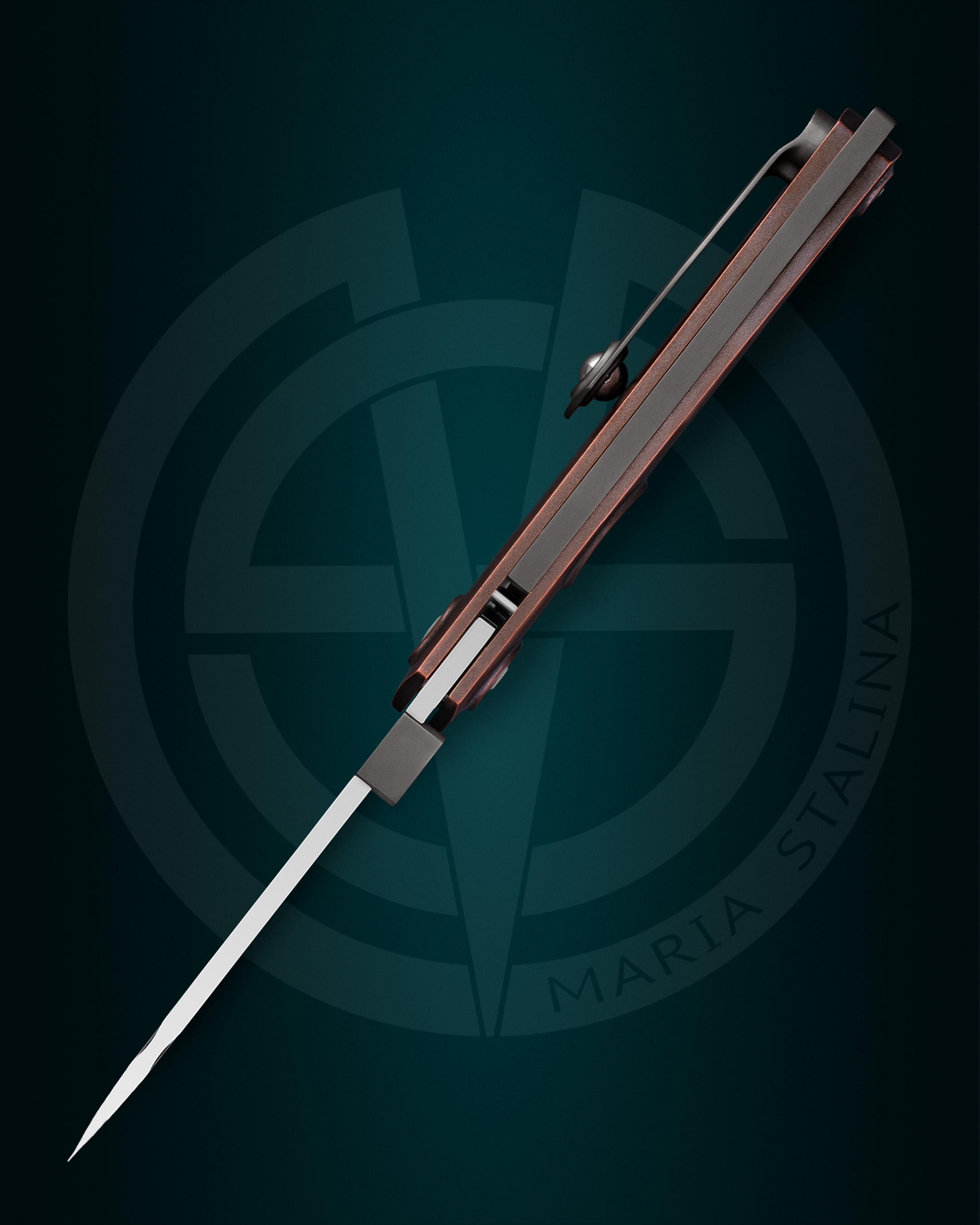 Нож Тахикардия Второе Пришествие Медная сигнатура 1/2 от Мануфактуры СиЛ 2 Нож Тахикардия Второе Пришествие Медная 1/2 Мануфактура СиЛ 2