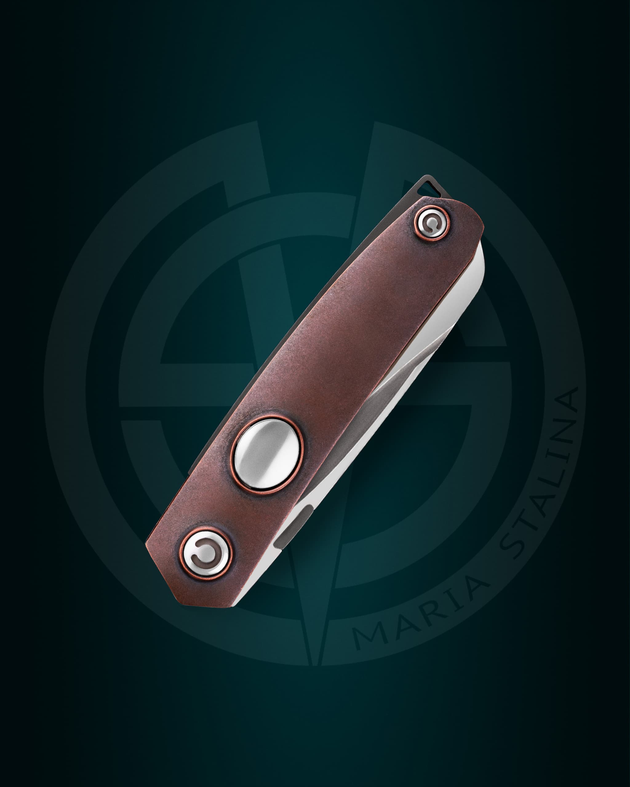 The knife Tachycardia Second Coming Copper sinature 1/2 by SiL Manufactory 4 The knife Tachycardia Second Coming Copper 1/2 SiL Manufactory 4