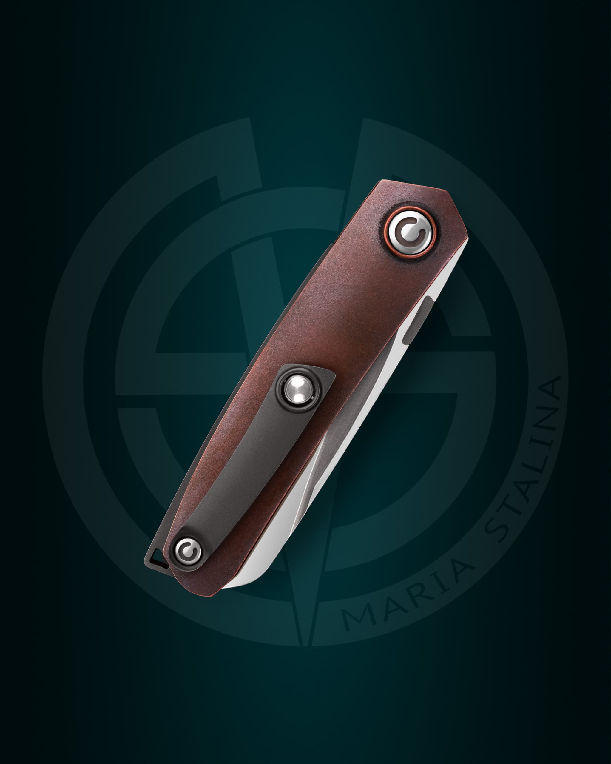The knife Tachycardia Second Coming Copper sinature 1/2 by SiL Manufactory 5 The knife Tachycardia Second Coming Copper 1/2 SiL Manufactory 5