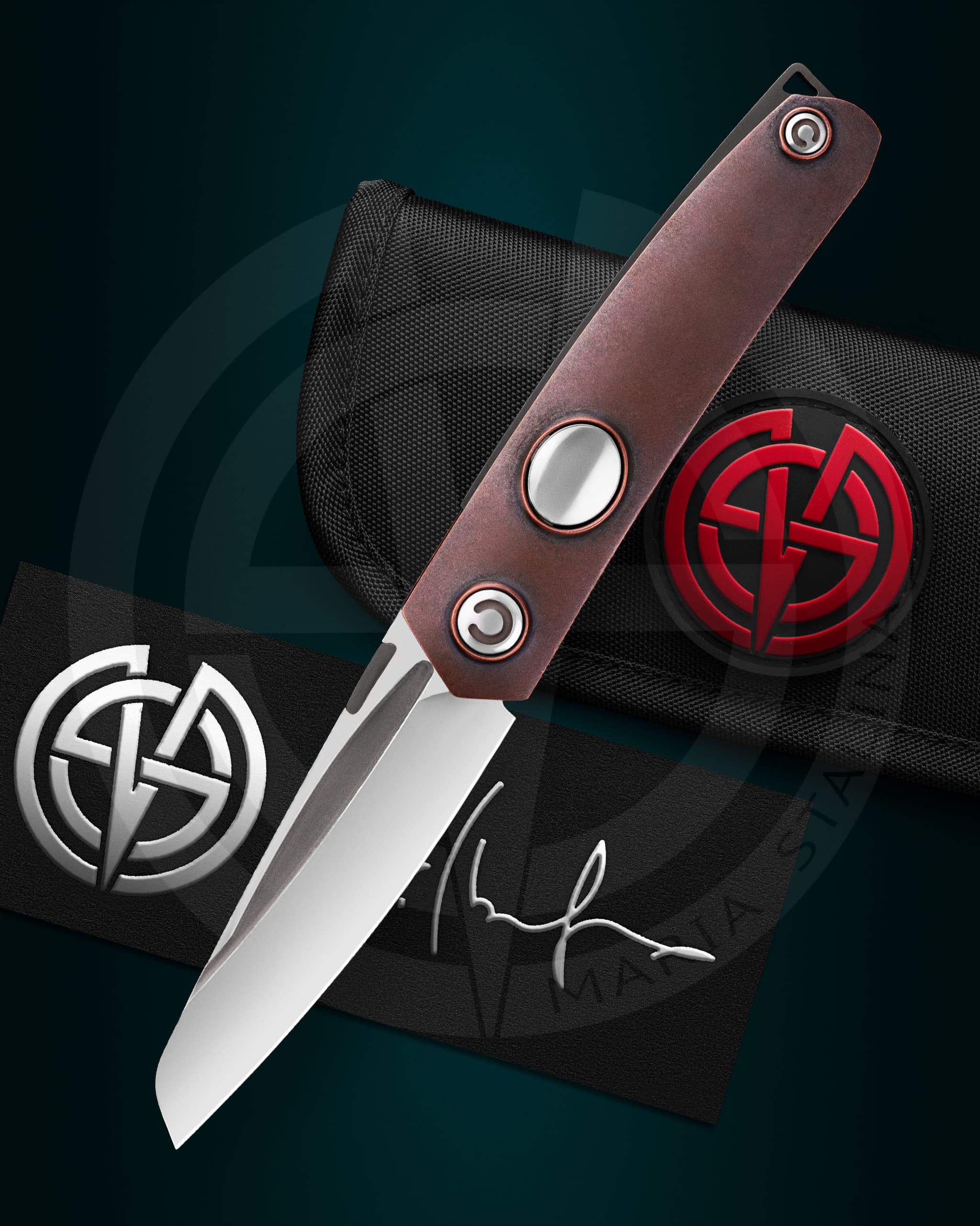 The knife Tachycardia Second Coming Copper sinature 1/2 by SiL Manufactory 6 The knife Tachycardia Second Coming Copper 1/2 SiL Manufactory 6