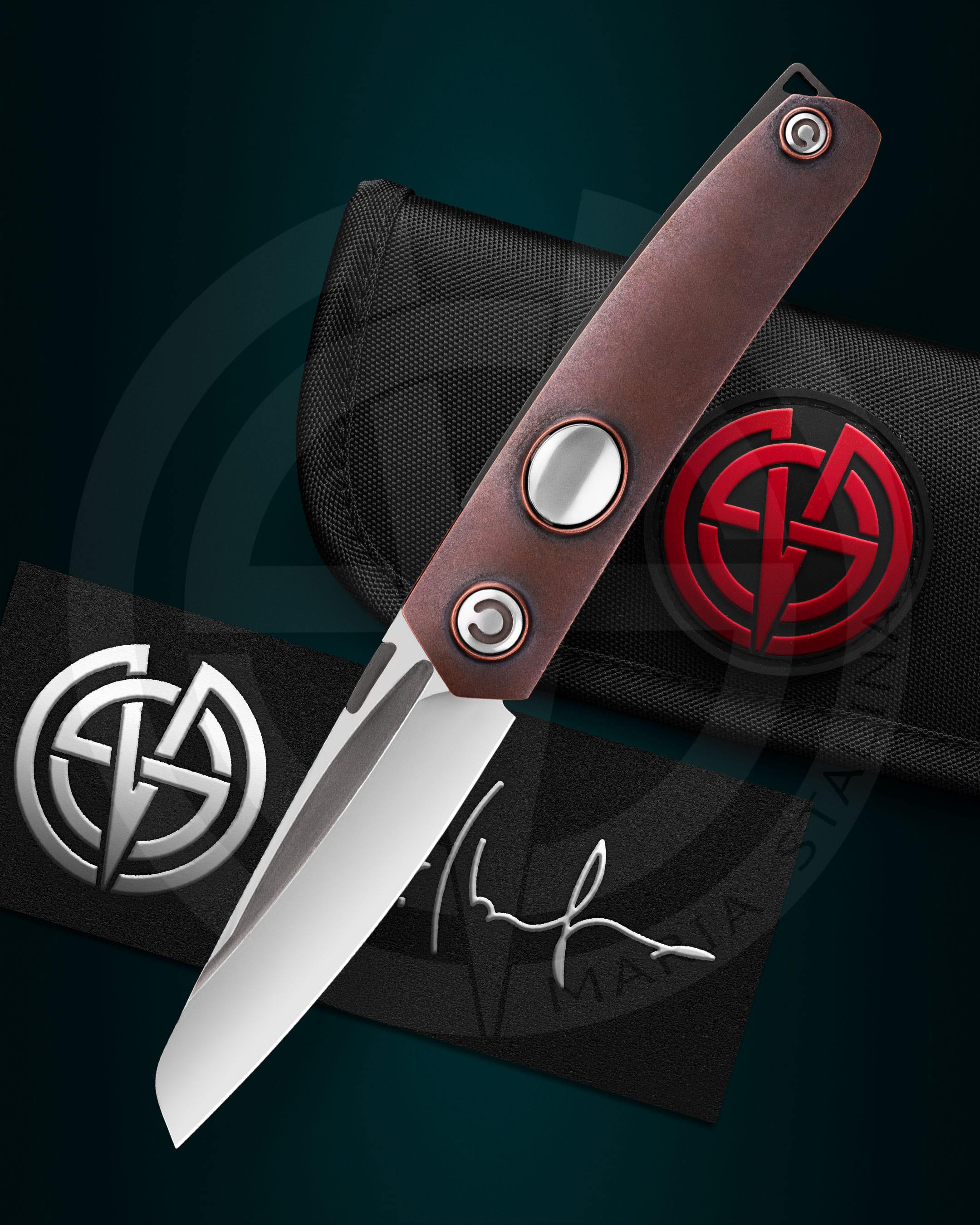 Нож Тахикардия Второе Пришествие Медная сигнатура 1/2 от Мануфактуры СиЛ 6 Нож Тахикардия Второе Пришествие Медная 1/2 Мануфактура СиЛ 6