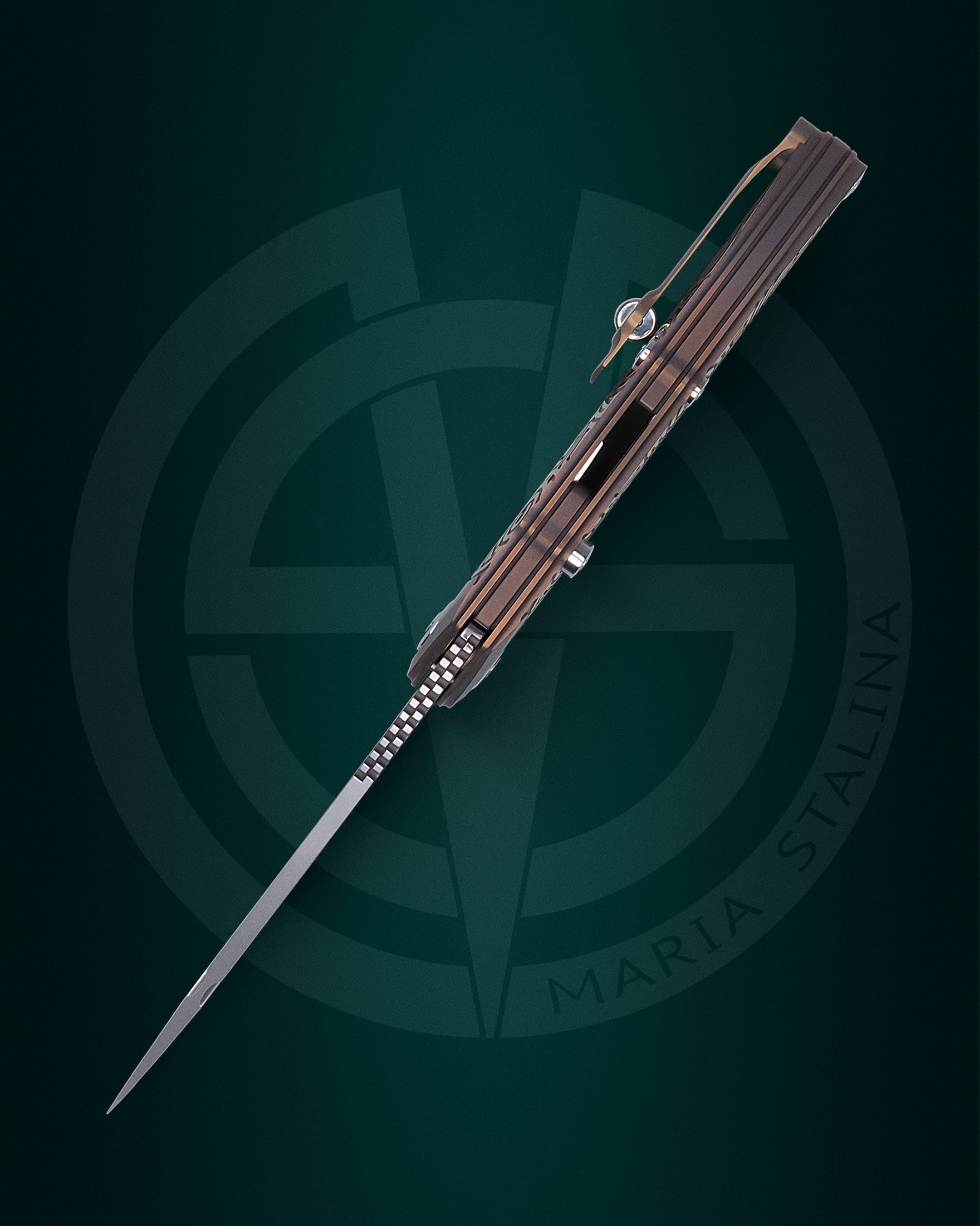 The knife Technoshaman Proto 2.0. Slim (Gold) SiL Manufactory_2 The knife Technoshaman Proto 2.0. Slim (Gold) SiL Manufactory_2