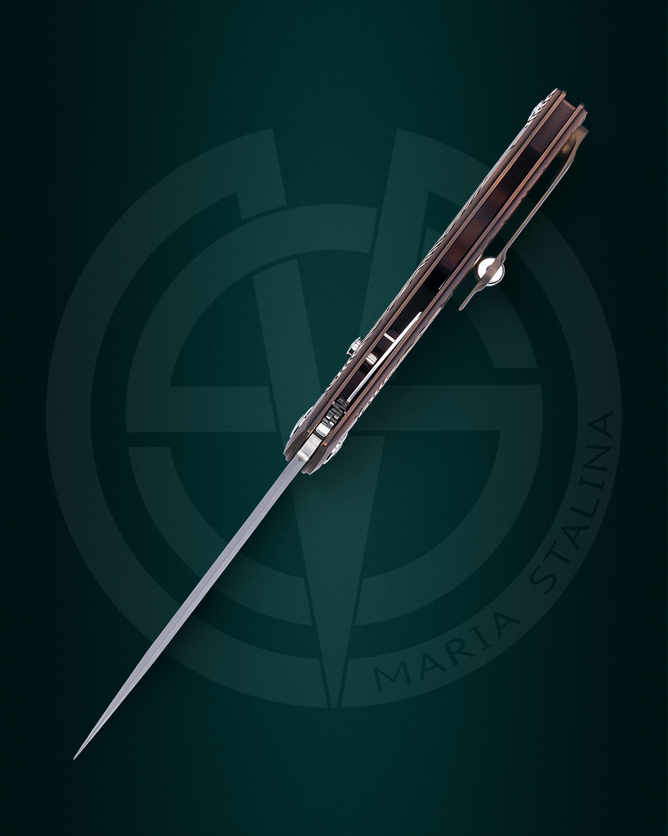 Нож Техношаман Прото 2.0. Слим (Голд) Мануфактура СиЛ_3 Нож Техношаман Прото 2.0. Слим (Голд) Мануфактура СиЛ_3