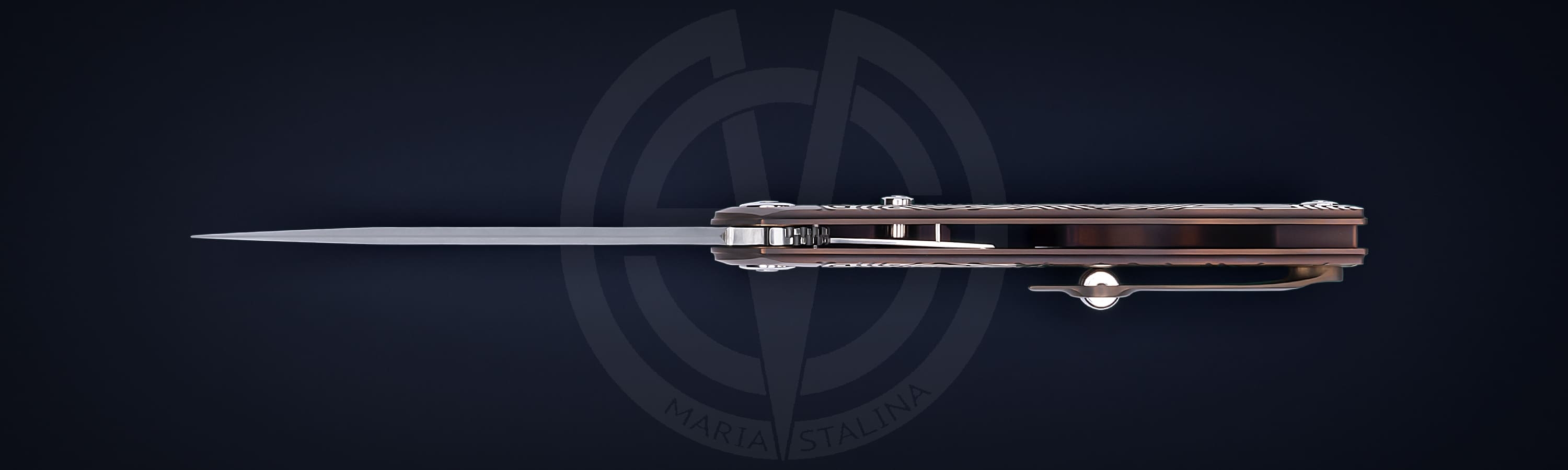 The knife Technoshaman 2.0. Slim (Gold) 7/10 SiL Manufactory_3 The knife Technoshaman 2.0. Slim (Gold) 7/10 SiL Manufactory_3