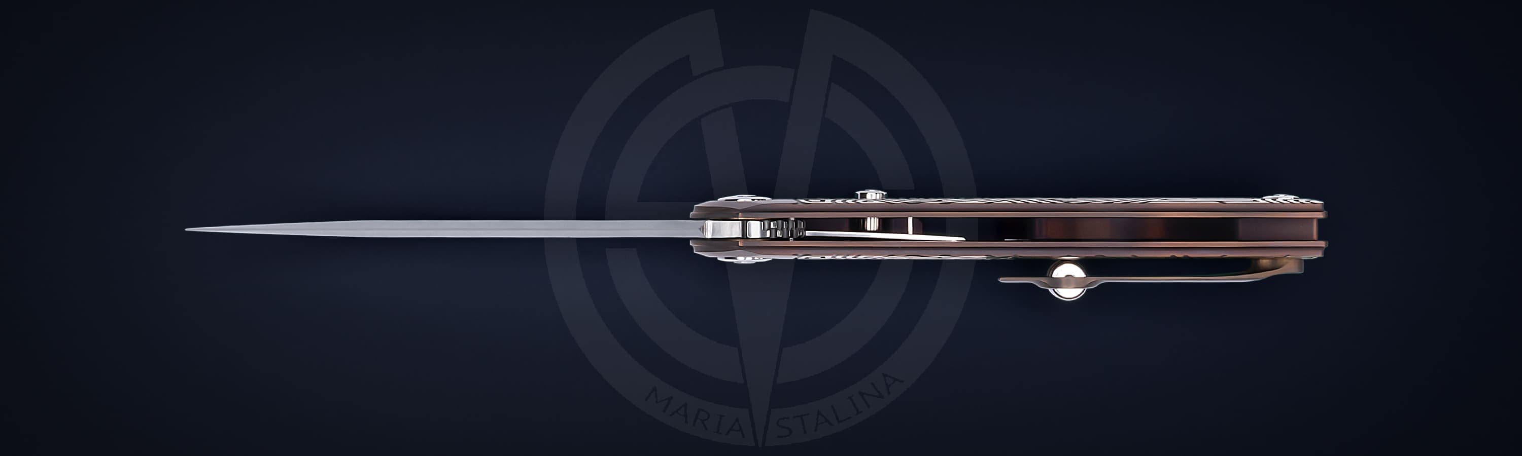 The knife Technoshaman 2.0. Slim (Gold) 7/10 SiL Manufactory_3 The knife Technoshaman 2.0. Slim (Gold) 7/10 SiL Manufactory_3