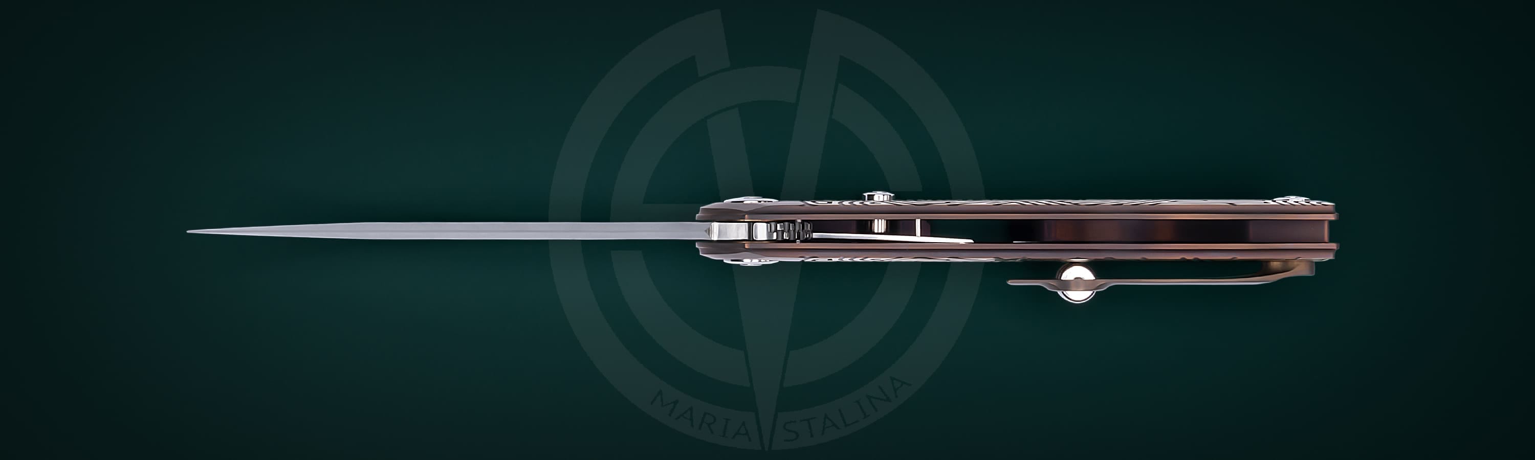 Нож Техношаман Прото 2.0. Слим (Голд) Мануфактура СиЛ_3 Нож Техношаман Прото 2.0. Слим (Голд) Мануфактура СиЛ_3