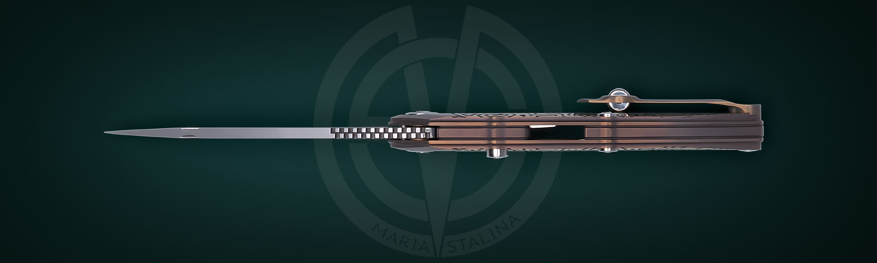 The knife Technoshaman Proto 2.0. Slim (Gold) SiL Manufactory_2 The knife Technoshaman Proto 2.0. Slim (Gold) SiL Manufactory_2