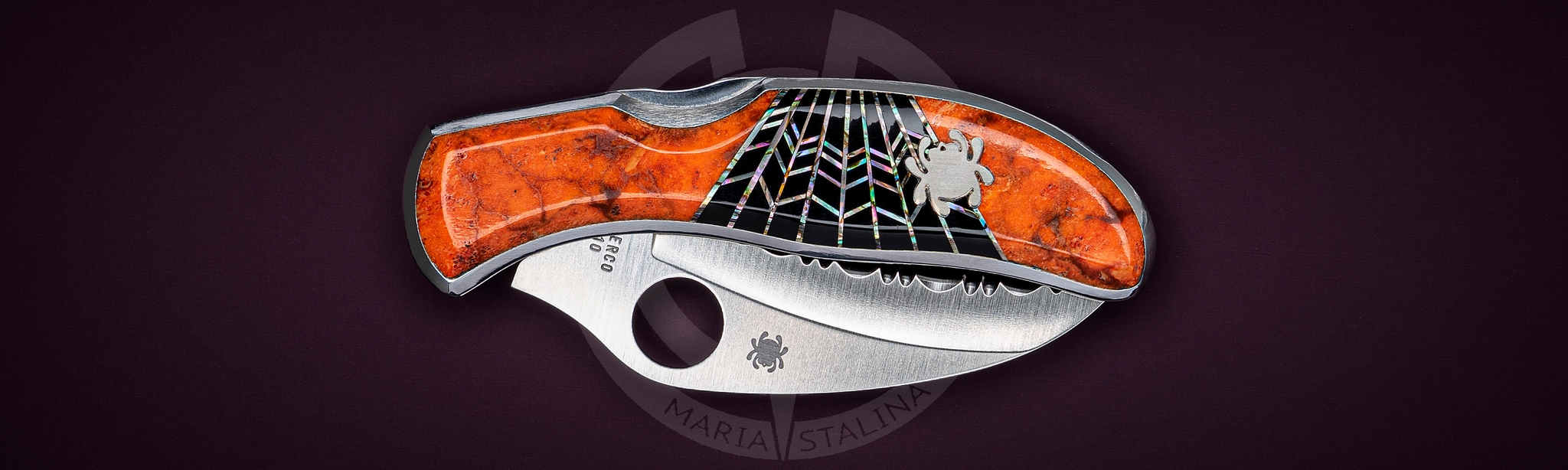 Spyderco Harpy Tiger Coral_4 Spyderco Harpy Tiger Coral_4
