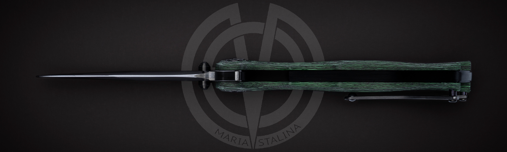 Brian Tighe Fighter San Mai Green_2 Brian Tighe Fighter San Mai Green_2