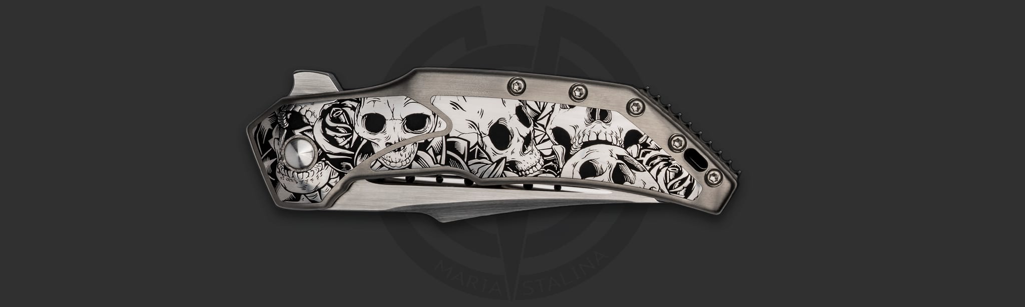 Begg Knives нож Astio Skulls & Roses_4 Begg Knives нож Astio Skulls & Roses_4