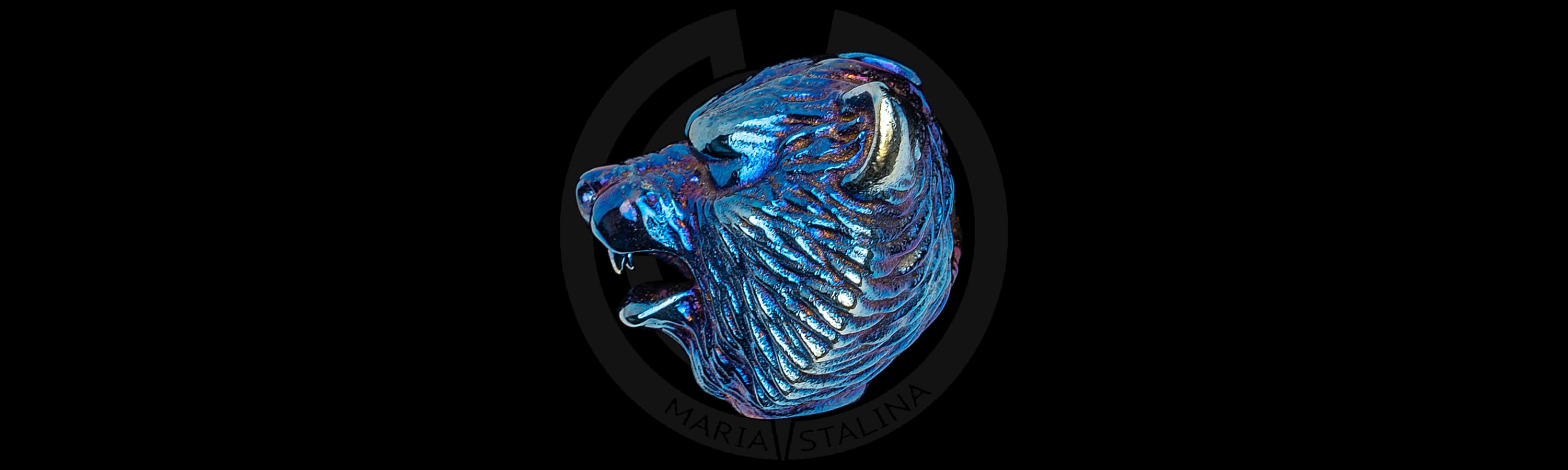 Темлячная бусина Васян Терминатор Mad Russian Heads_1 Темлячная бусина Васян Терминатор Mad Russian Heads_1