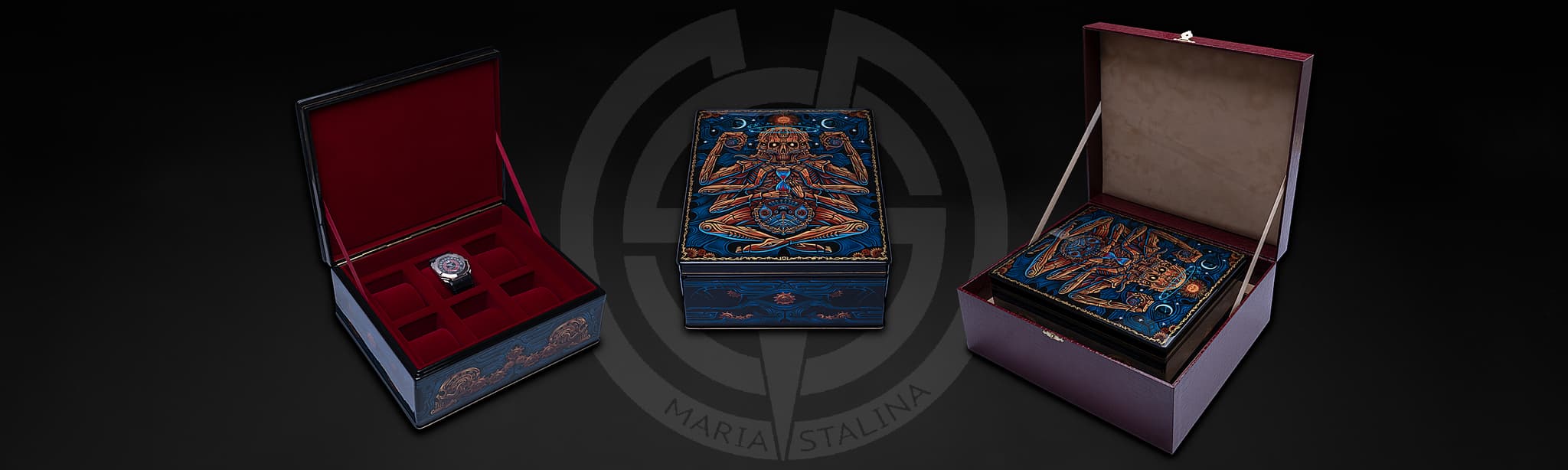 Шкатулка для хранения часов Maria Stalina ® Шкатулка для хранения часов Maria Stalina ®
