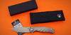 Семи кастомный нож флиппер Silk Slim от Мастерской Братьев Широгоровых