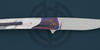 Клинок RWL-34 ножа Grand Basic с перламутром мастера Jean-Pierre Martin
