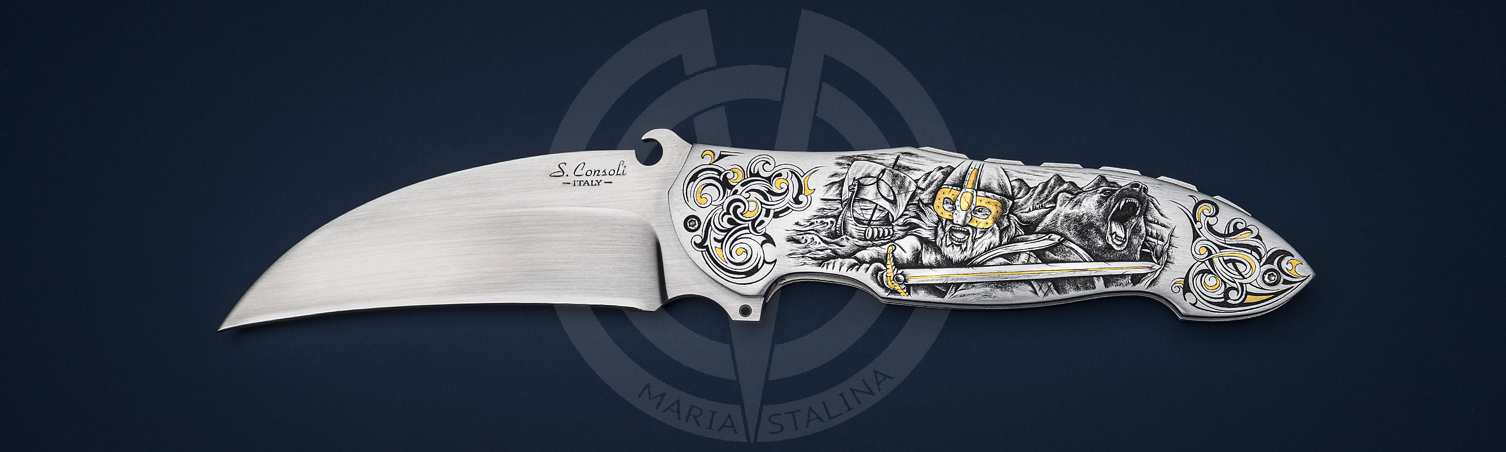 Коллекционный нож Wild Vikings Сержио Консоли