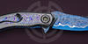 Складной нож Peter Martin QSB flipper с дамаском Lava Lamp