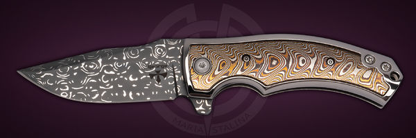 Les George Knives нож Valmara Non Recurve Mokume Maria Stalina Edition кастомизация Budgie Мануфактуры СиЛ