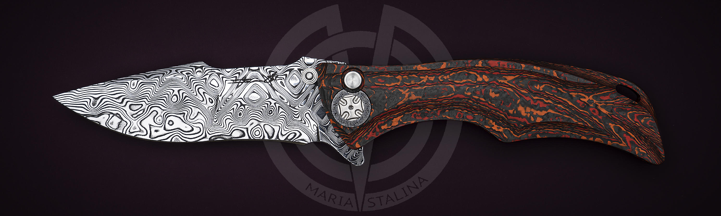 Brian Tighe нож Down Integral Red