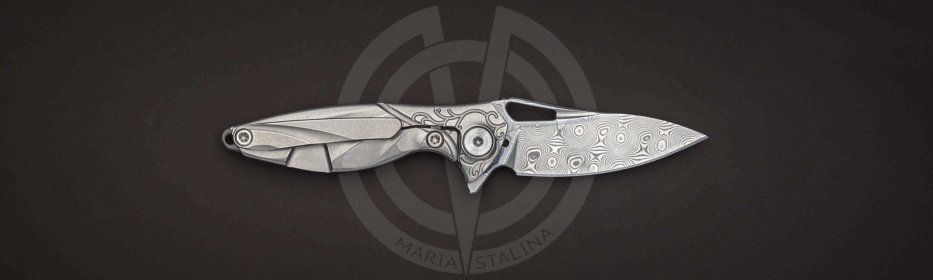 Клинок Rose Damascus Steel