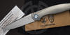 Складной коллекционный нож ограниченной серии 110 Kickstop Sapphire Blue МБШ & Lee Williams