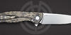 Клинок из S90V Флиппер 95 Slim Camo Мастерской братьев Широгоровых