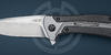 Нож Zero Tolerance 0801 с клинком Elmax и черными вставками из карбона по дизайну Todd Rexford