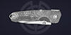 Коллекционный складной нож Рино ТΩ 5/5 мануфактуры СиЛ (Сталиной и Ломаченкова) с осевым узлом sliding void