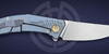 Клинок ножа Jeans из Vanax 37.
Лимитированный нож Jeans производства Мастерской Братьев Широгоровых