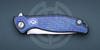 Рукоять из анодированного титана
МБШ нож Флиппер 95 Кастомизация Nasgul «Андреевский Флаг»

