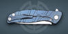 Титановая клипса ножа Флиппер 95 Узор-Т Мастерской Братьев Широгоровых