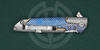 Титановая клипса ножа Typhoon Blue от Nadeau Brian (Нэдо Брайан) SharpByDesign