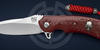 Olamic Cutlery нож Wayfarer с красной рукоятью из G-10