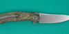 Клинок ножа TNK CannaBis из M390 Мастерской братьев Широгоровых