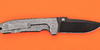 Складной нож мид-тех Les George VECP с черным клинком CTS-XHP с отделкой DLC