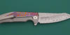 Клинок из дамаска ножа K1 MokuTi от Reate Knives