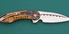 Клинок CTS 204P ножа Glimpse Black Recon Stone Begg Knives (Бегг Ножи)